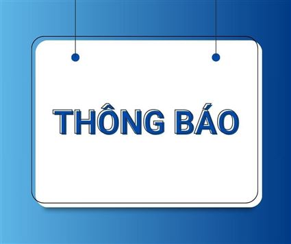 Thông báo Nhà thầu trúng thầu: Thi công san nền, đắp dải cây xanh 