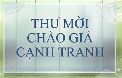 Thư mời chào giá cạnh tranh: Gói thầu 15.2.2.2.1