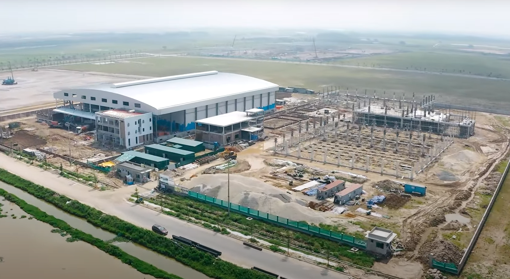 Factory under construction