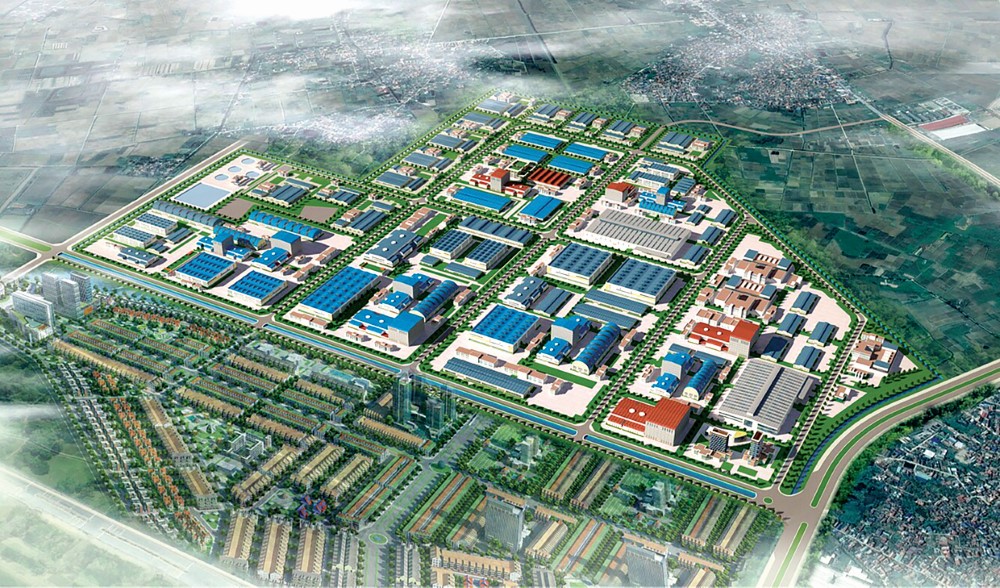 Phối cảnh tổng thể KCN Yên Mỹ - Hưng Yên